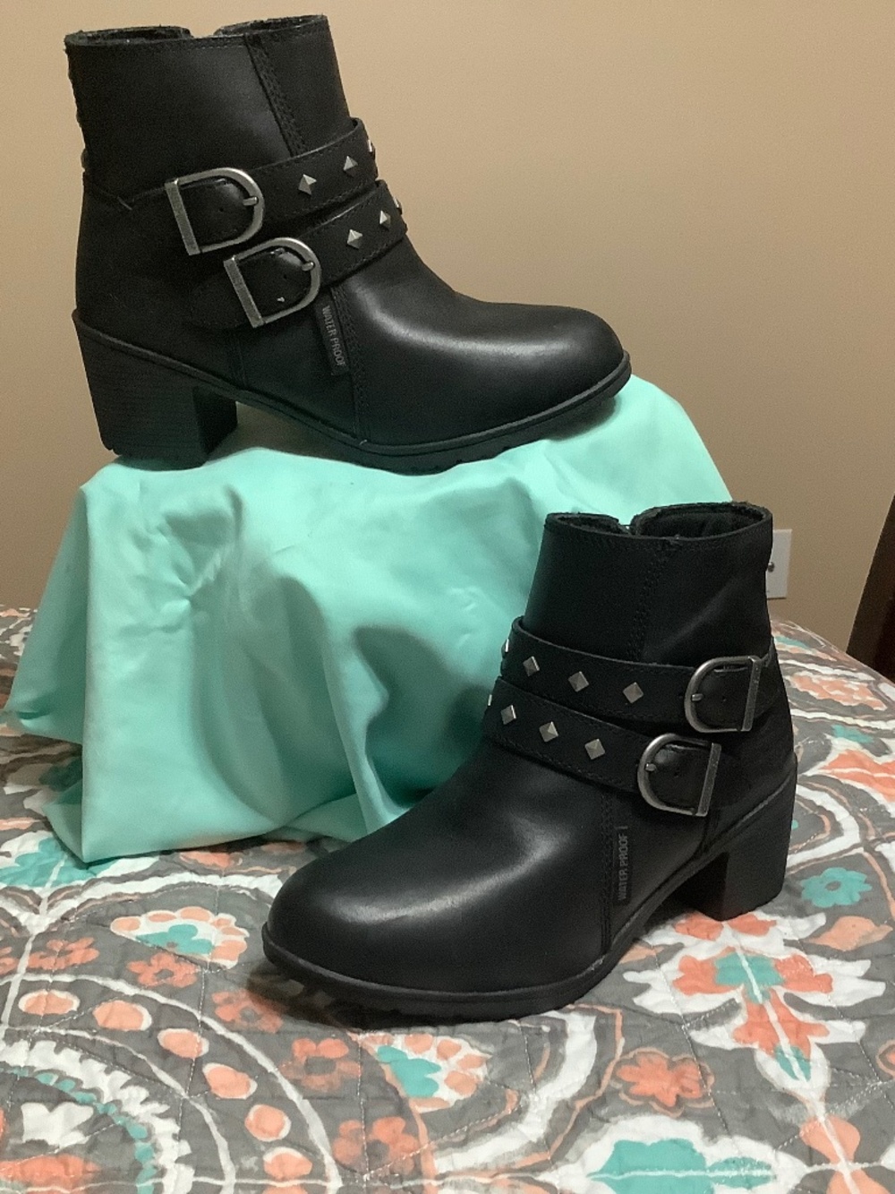 Harley Davidson Women’s Abney Waterproof Boots, style D87161, size 9